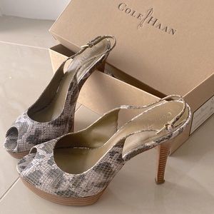 Cole Haan Mariela Air OT Slingback Heels, Size 9